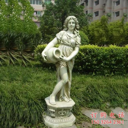 公園仕女銅雕廠家 西方美女銅像 黃銅材質銅人