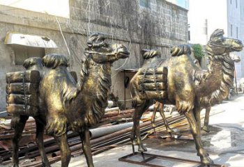 抽象絲綢之路銅雕廠(chǎng) 辦公室銅雕生產(chǎn)