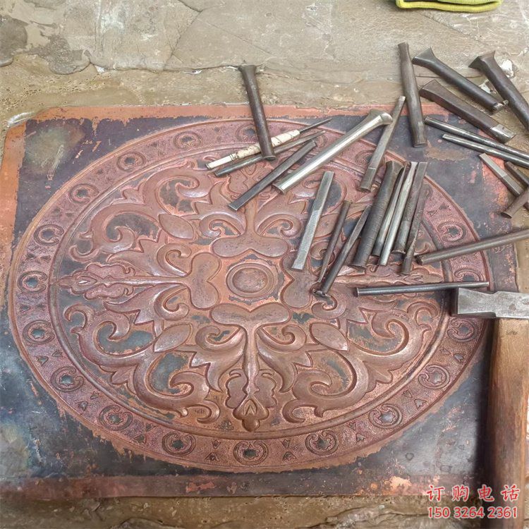 陽(yáng)花卉浮雕精品，鍛銅構(gòu)件，別墅花卉浮雕廠家