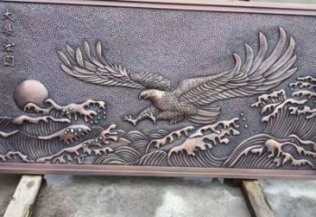 昌都老鷹浮雕訂做，景區(qū)雕塑，鍛銅動(dòng)物浮雕定價(jià)