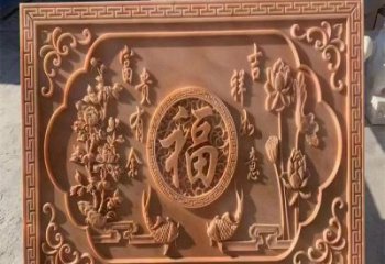 九龍坡浮雕制造商，室外軟裝，景觀福字浮雕制作廠家